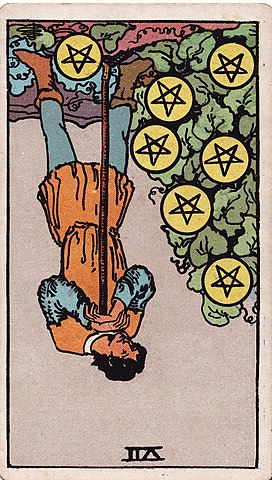 【無料タロット占い】フルデッキのワンオラクルで相性・人間関係を占う 6 Pentacles07 R