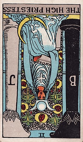 RWS Tarot 02 High Priestess R
