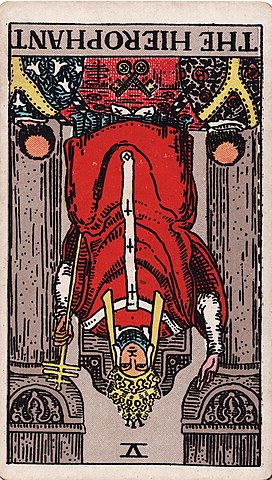【無料タロット占い】ワンオラクルで総合運を占う 6 RWS Tarot 05 Hierophant R