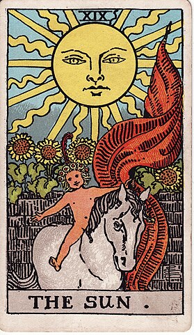 RWS Tarot 19 Sun